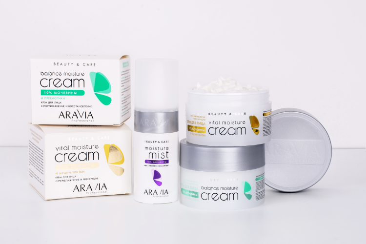 Кремов с мочевиной много не бывает: новые средства для лица в серии ARAVIA Professional