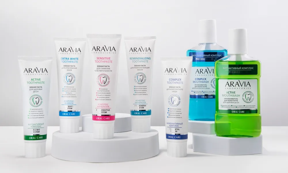 Все по зубам: новая линия средств для гигиены полости рта от ARAVIA Laboratories